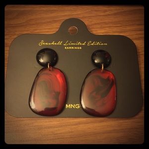 Mango statement earrings